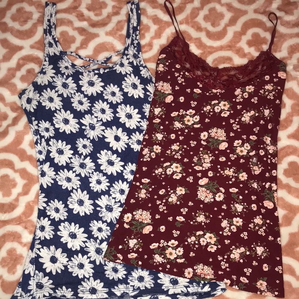 _2for1_🌼 floral tank tops 🌸